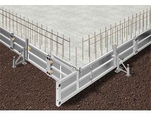 Layher Bautechnik: Bodenplattenabschalung
