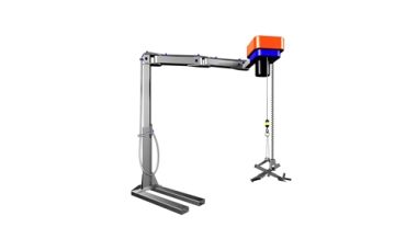 Layher Bautechnik: Steinversetzkran für Maurerbühne (verzinkt)